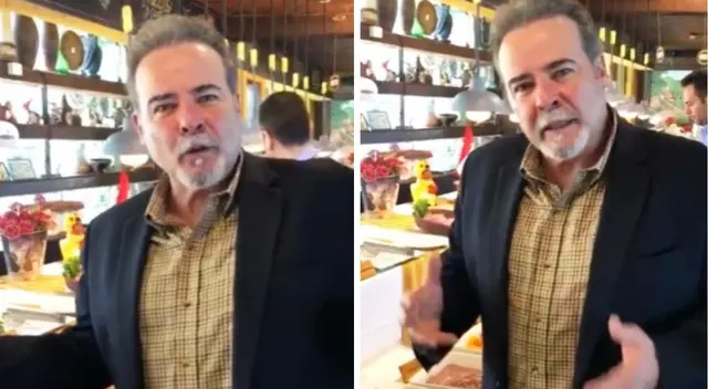 César Évora enamorado de la comida peruana. César Évora enamorado de la comida peruana.