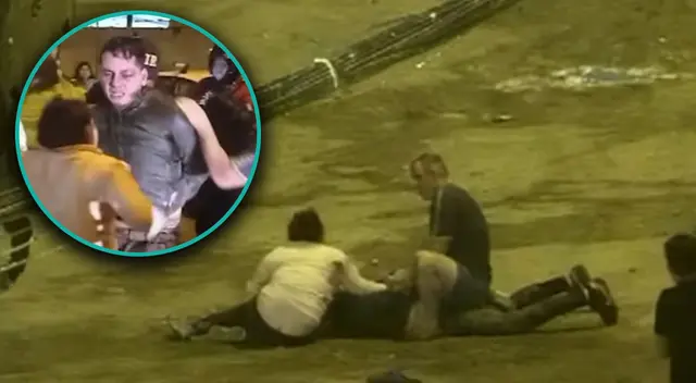 Padre golpea a su yerno por defender a su hija de agresión en Pueblo Libre. Padre golpea a su yerno por defender a su hija de agresión en Pueblo Libre.