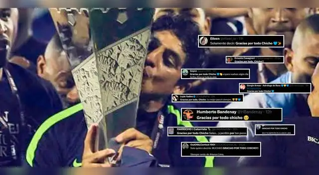 Guillermo Salas recibió el reconocimiento de la hinchada de Alianza Lima.