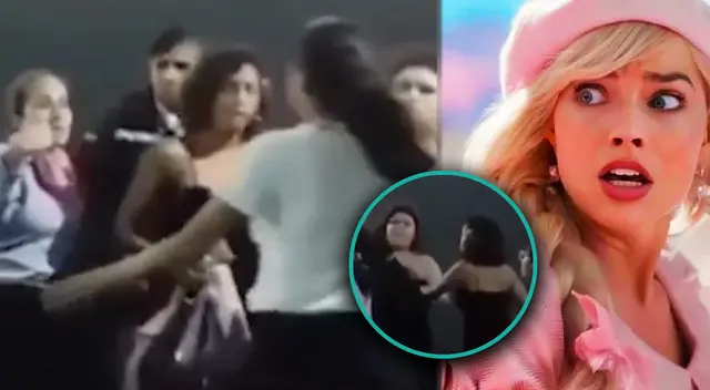 Mujeres van a ver Barbie y terminan peleando dentro de conocida cadena de cine en San Miguel.