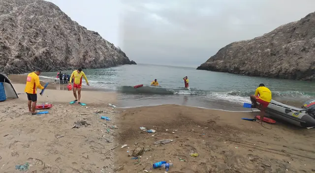 Salvavidas de la PNP suman esfuerzos para encontrar a trabajador. Salvavidas de la PNP suman esfuerzos para encontrar a trabajador.