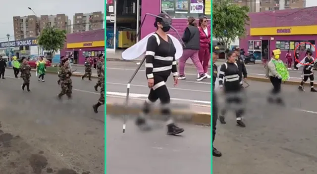 El curioso disfraz fue viral en TikTok.