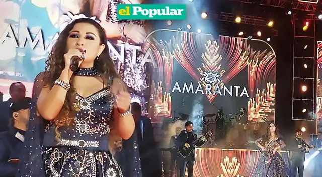 Amaranta en concierto: su tributo a tunantada en Lima.