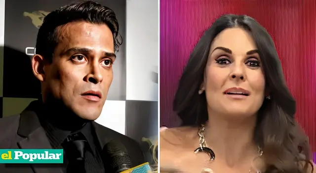 Rebeca Escribens no pudo con su genio y chancó a Christian Domínguez.