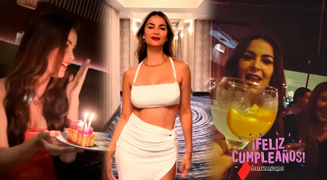 Laura Spoya festejó a lo grande su cumpleaños.
