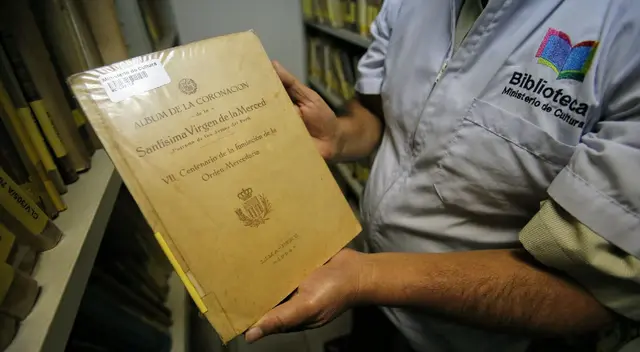 Libros personales donados por don José de San Martín.