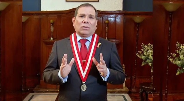 El presidente del Poder Judicial Javier Arévalo hace un llamado a la reflexión por Fiestas Patrias