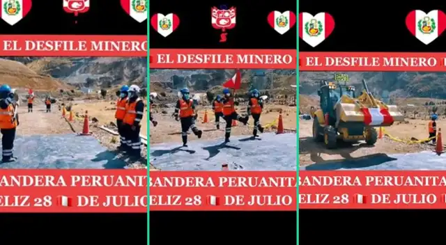 Mineros sorprenden con espectacular desfile por Fiestas Patrias: “Salió bonito” Mineros sorprenden con espectacular desfile por Fiestas Patrias: “Salió bonito”