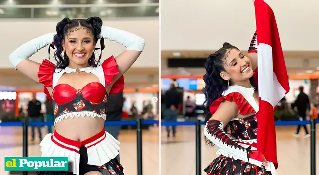 Milena Warthon celebró por adelantado la independencia del Perú.