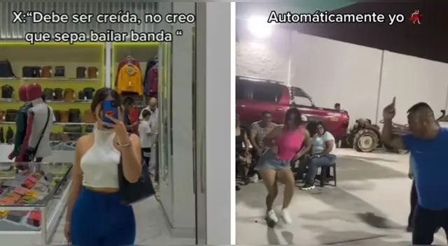 La coreografía la rompió en la app china.
