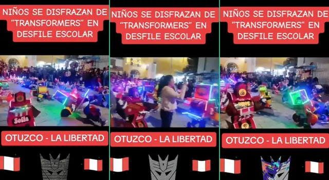 El desfile escolar fue rápidamente viral en TikTok.