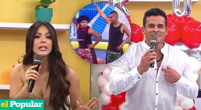 Sheyla Rojas echa flores a Christian Domínguez en asesorías a Maluma. Sheyla Rojas echa flores a Christian Domínguez en asesorías a Maluma.