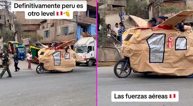 El desfile en San Juan de Lurigancho por Fiestas Patrias es viral en TikTok.