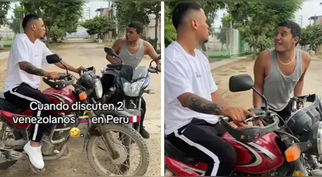 La singular escena es viral en las redes sociales.