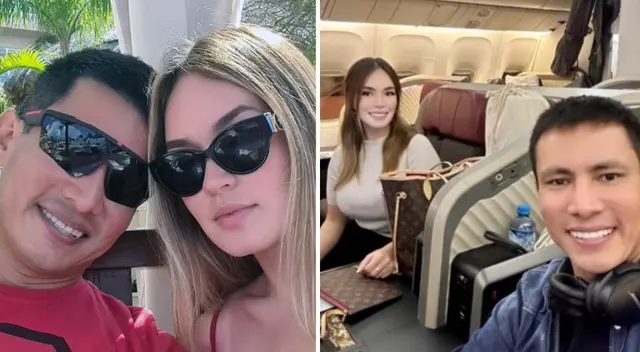 Renzo Costa y Thalía Alva disfrutan de exclusivo viaje a Miami.