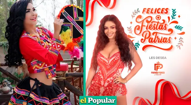 Pamela Franco dedicó un emotivo mensaje en su Instagram por Fiestas Patrias.