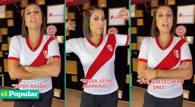 Karla Tarazona mostró "su barrio". Karla Tarazona mostró "su barrio".