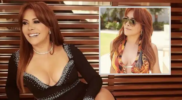 Magaly Medina recibe elogios por su cuidada figura.