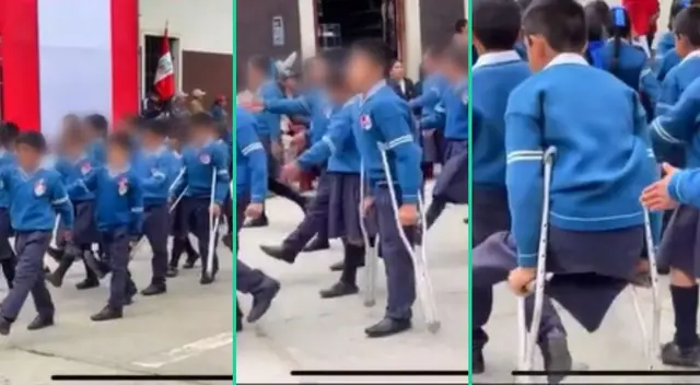 La admirable escena fue viral en TikTok. La admirable escena fue viral en TikTok.