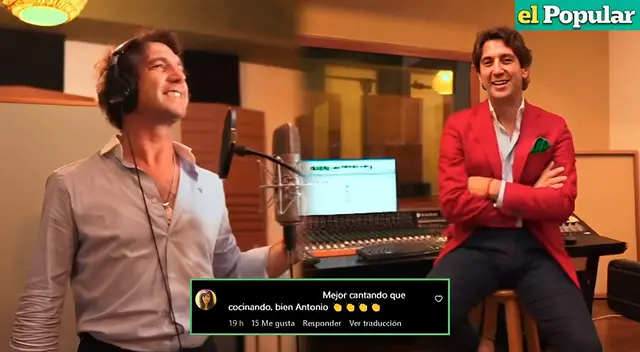 Antonio Pavón sorprende con su voz.