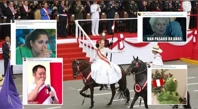 Estos son los mejores memes de la emoción de los peruanos al ver el Desfile Militar 2023.