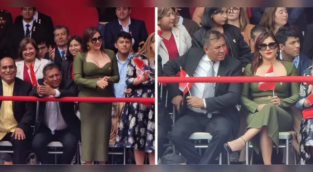 Lesly Castillo se luce en la Parada Militar junto a su esposo Alberto Mota: Así fue su look para el desfile Lesly Castillo se luce en la Parada Militar junto a su esposo Alberto Mota: Así fue su look para el desfile