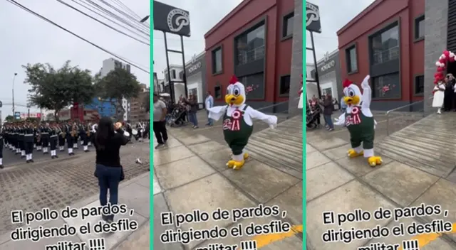 La insólita escena fue viral en TikTok. La insólita escena fue viral en TikTok.