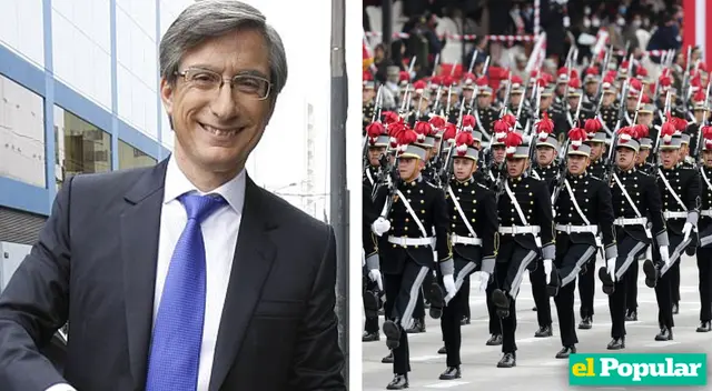 Federico Salazar disfrutó de trabajar en el Desfile Militar. Federico Salazar disfrutó de trabajar en el Desfile Militar.