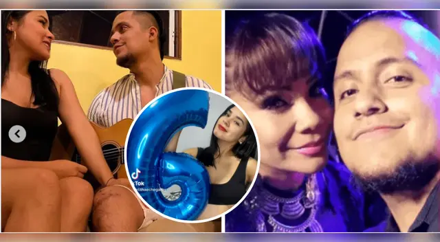 Elita Echegaray, pareja de York Nuñez, tiene seis meses de embarazo.