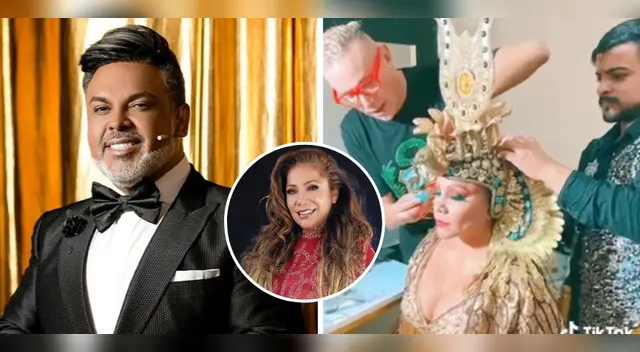 Andrés Hurtado elogia vestimenta de faraona de Marisol.