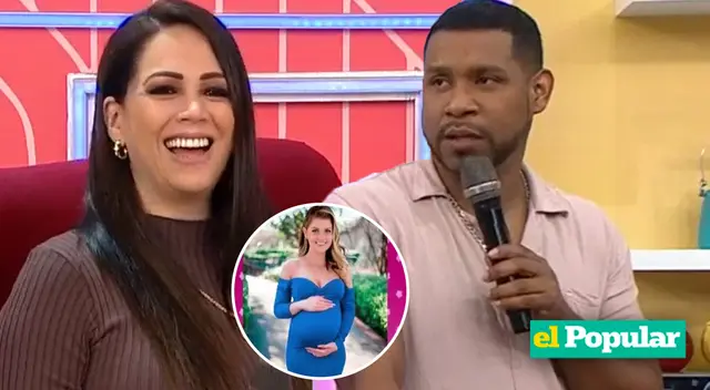 Giselo 'confirmó' embarazo de Brunella Horna al presentar a Melissa Klug en América Hoy: "También tiene 5 meses"