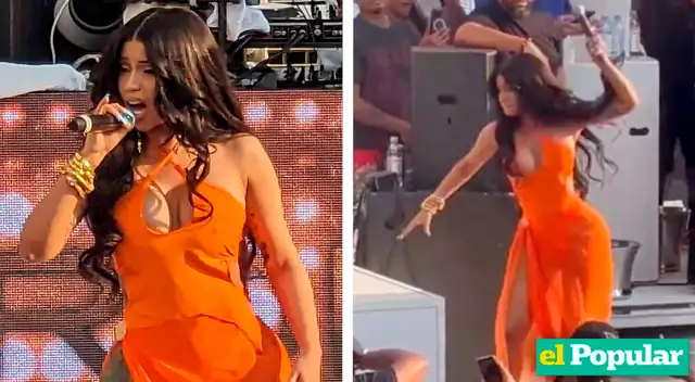 Cardi B estuvo en boca de todos por polémico momento durante concierto. Cardi B estuvo en boca de todos por polémico momento durante concierto.