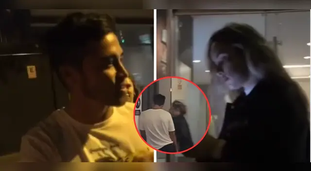 Rodrigo Cuba y su reacción tras ser captado con Ale Venturo saliendo de hotel.