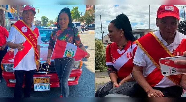 Fueron muy emocionados en desfile de la peruanidad.