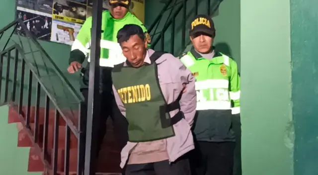 Santos Mamani Álvarez está detenido en la carceleta del Área de Investigación Criminal de la PNP de Juliaca. Santos Mamani Álvarez está detenido en la carceleta del Área de Investigación Criminal de la PNP de Juliaca.