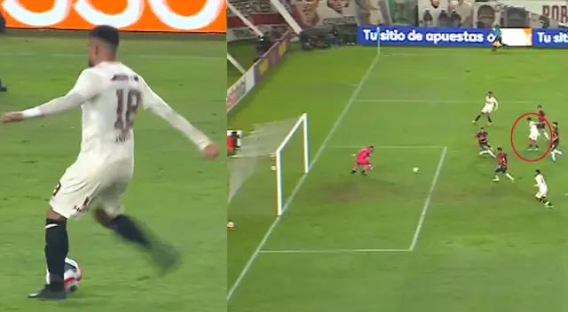 Piero Quispe desató la euforia en el Monumental: anotó así el 1-0 sobre Mannucci tras gran pase de Ureña. Piero Quispe desató la euforia en el Monumental: anotó así el 1-0 sobre Mannucci tras gran pase de Ureña.