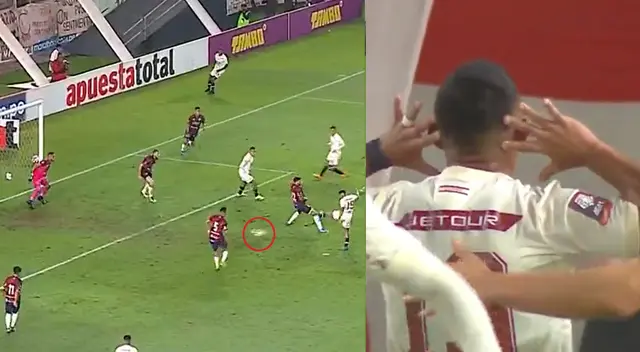 ¡Paren bien las orejas! Edison Flores anotó en el Monumental: así fue su golazo para el 2-0 sobre Mannucci.