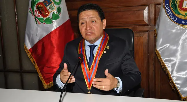 Decano del Colegio de Contadores Públicos de Lima.