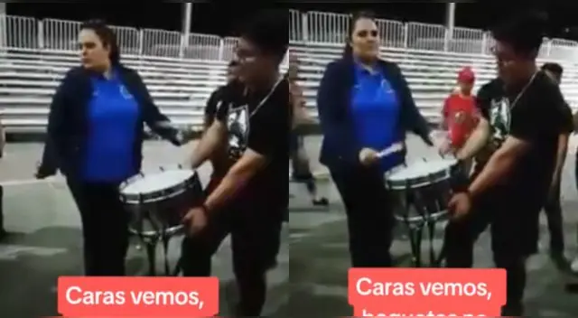 Mujer toca el tambor de singular manera y escena es un éxito en TikTok.