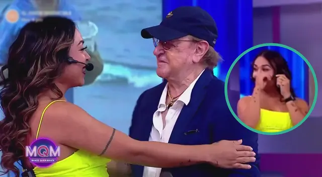 Dayanita emocionada de conocer a su ídolo Carlos Villagrán 'Kiko'.