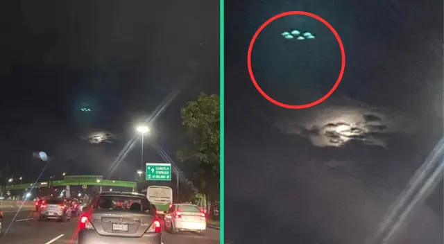 Los testigos aseguraron que se trataba de OVNIS.