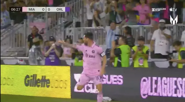 Lionel Messi pudo abrir el marcador para el  Inter Miami.