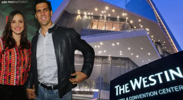 Las cámaras de Magaly Medina ampayaron a Gustavo Salcedo con una joven.