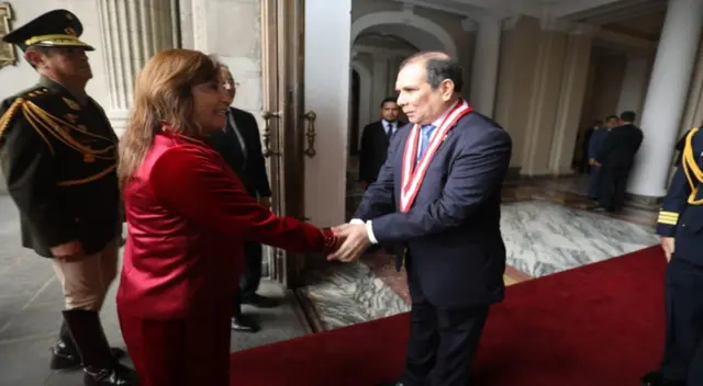 La presidenta de la República Dina Boluarte estuvo presente en la ceremonia por el día del juez y la jueza