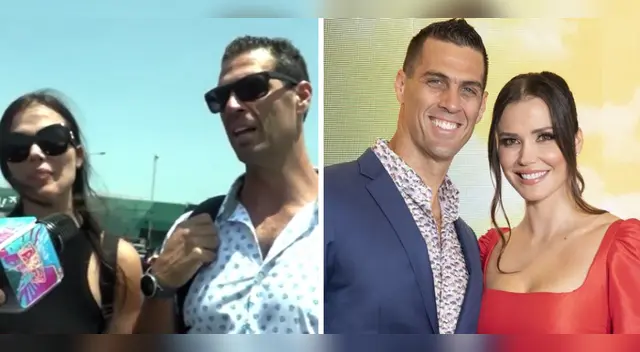 Gustavo Salcedo, esposo de Maju Mantilla, reprochaba la infidelidad. Gustavo Salcedo, esposo de Maju Mantilla, reprochaba la infidelidad.