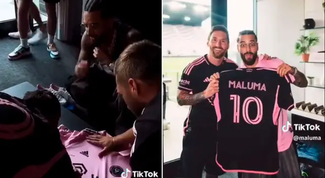 Messi y Maluma pasaron un momento juntos.
