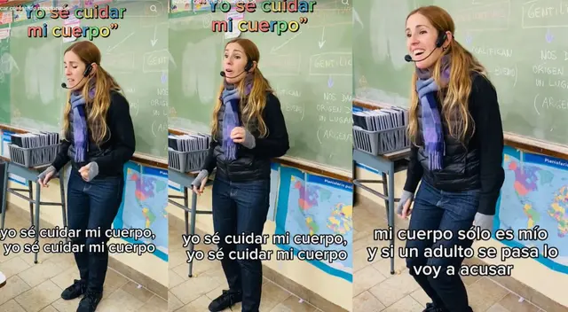 La joven profesora explicó de manera creativa su clase y no tardó en volverse viral. La joven profesora explicó de manera creativa su clase y no tardó en volverse viral.