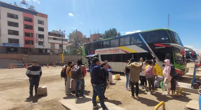 Los pasajeros se mostraron muy asustados ante lo ocurrido.
