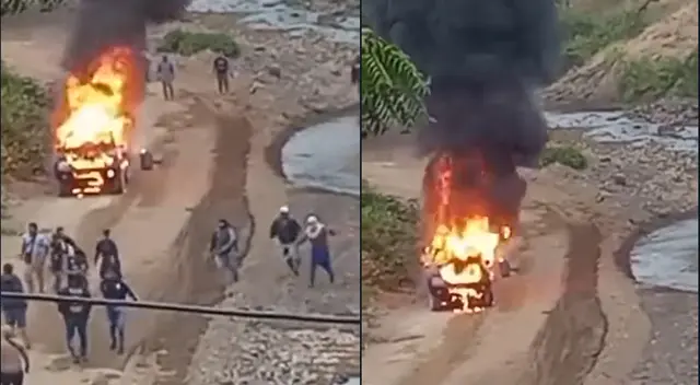 El vehículo quedó reducido a chatarra