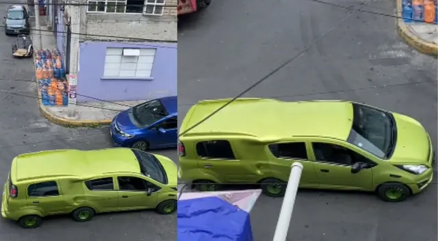 El vehículo se llevó las mirada de los transeúntes. El vehículo se llevó las mirada de los transeúntes.